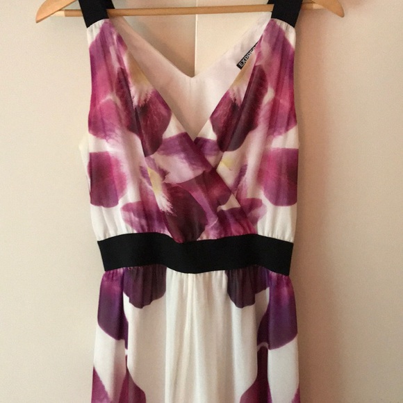 Express Purple Orchid Chiffon Maxi Dress, Small - Picture 2 of 6